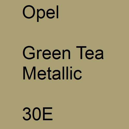 Opel, Green Tea Metallic, 30E.